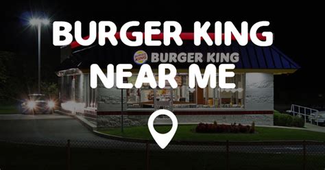 where is the nearest burger king near me